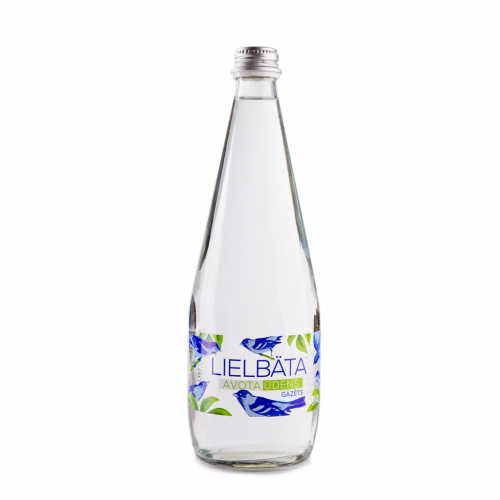Lielbata Sparkling Water in 1L Glass Bottles