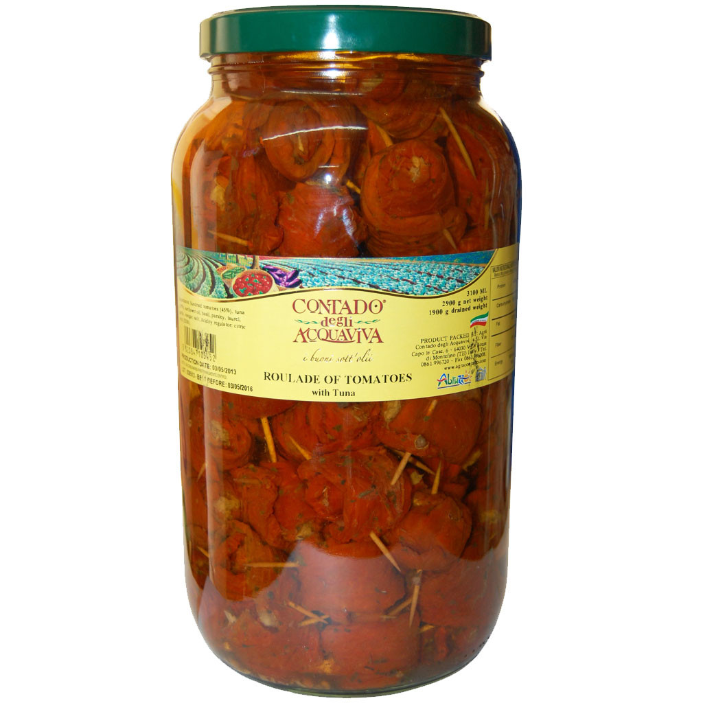 Agra Contado Tomato Roulade with Tuna | 21GourmetStreet.com