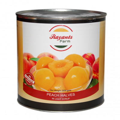 Rayants Farm Peach Halves in Syrup