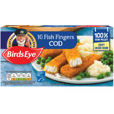 Birds Eye Cod Fish Fingers Breaded