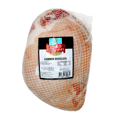 21GS | Euro Gourmet Pork Gammon Rind-On Salted Unsmoked