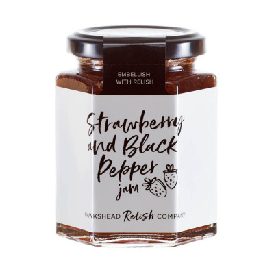 Hawkshead Relish Strawberry and Black Pepper Jam (225 grams)
