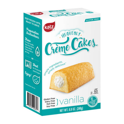 Katz Gluten-Free Heavenly Vanilla Crème Cakes (249g)