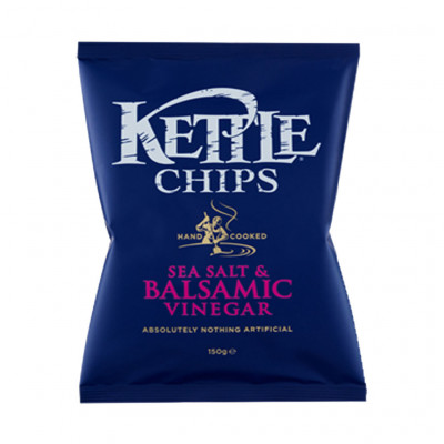 Kettle Chips with Balsamic Vinegar & Sea-Salt