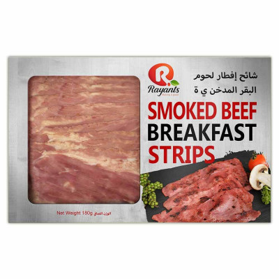 Rayants Beef Breakfast Strips Smoked (180g)