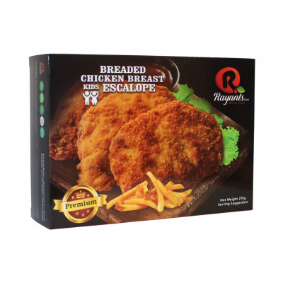 Rayants Breaded Chicken Breast Kids Escalopes 270g (1)