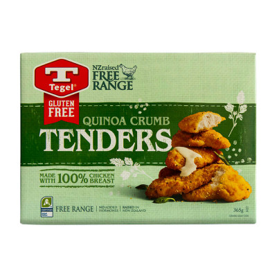 Tegel Chicken Quinoa Crumb Tenders 365g