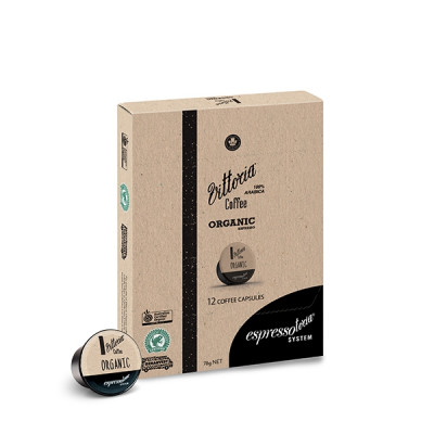 Vittoria Coffee Organic Espresso Capsules
