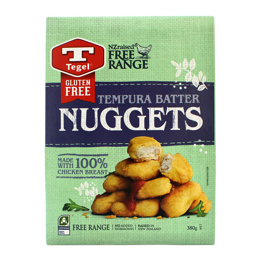 Tegel Chicken Tempura Nuggets 380g 21GS
